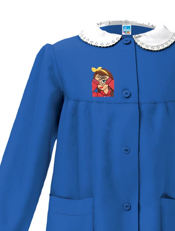 Grembiule scuola Siggi - bluette