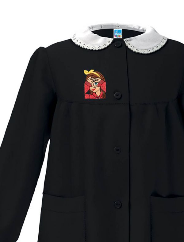 Grembiule scuola Siggi - nero