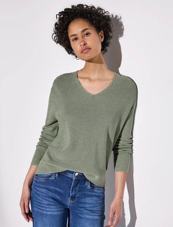Maglia manica lunga Street One - verde