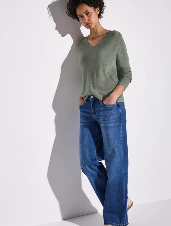 Maglia manica lunga Street One - verde