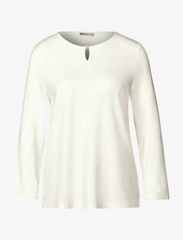 Maglia manica lunga Street One - bianco