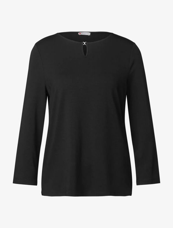 Maglia manica lunga Street One - nero