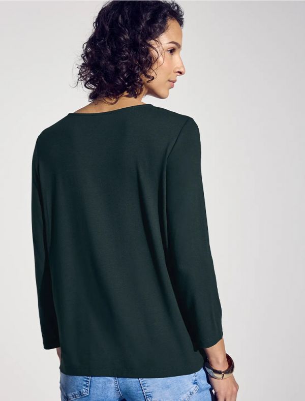 Maglia manica lunga Street One - verde