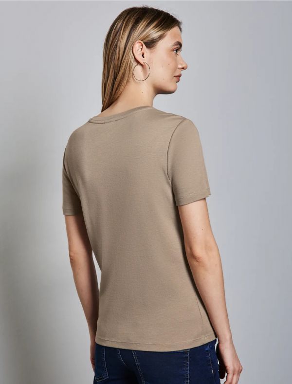 T-shirt manica corta Street One - beige