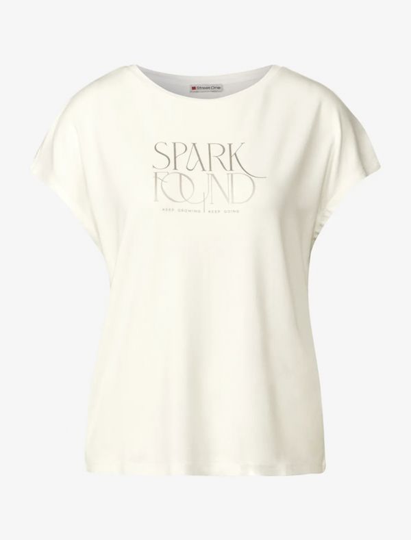 T-shirt manica corta Street One - bianco