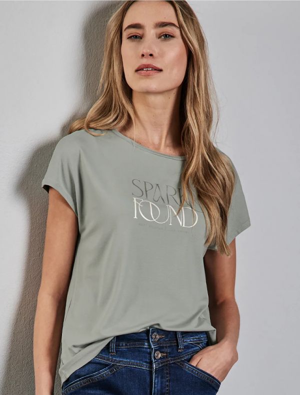 T-shirt manica corta Street One - green