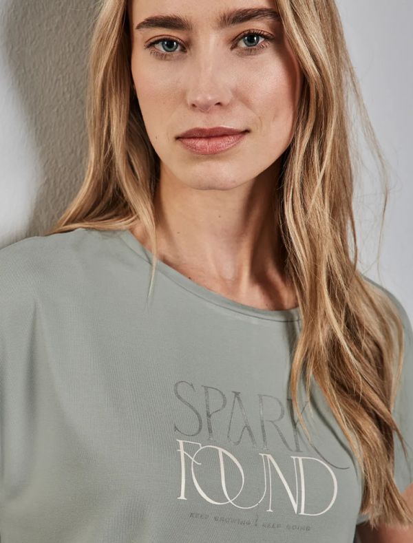 T-shirt manica corta Street One - green