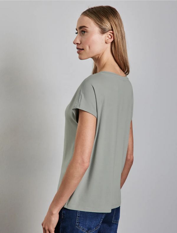 T-shirt manica corta Street One - green