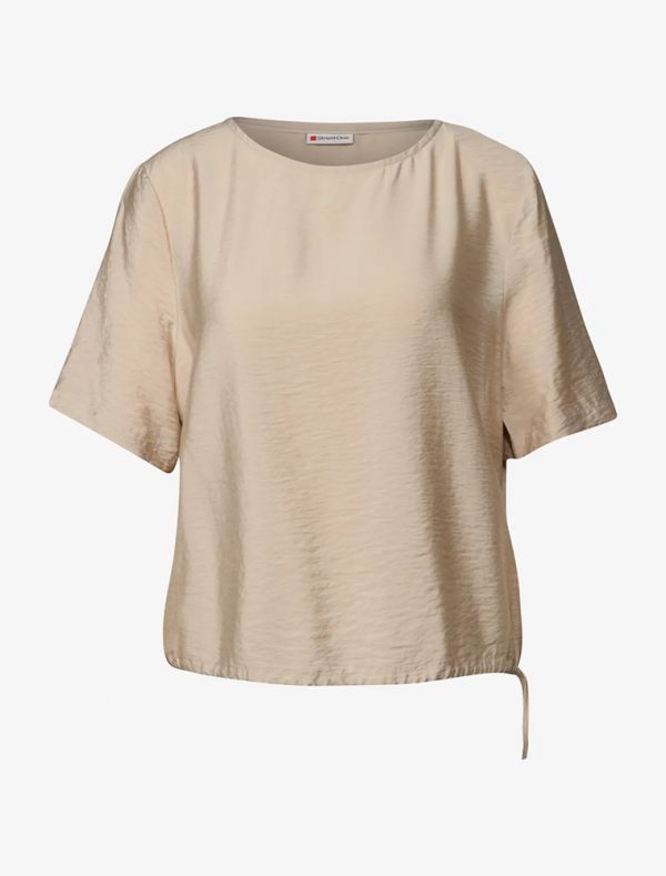 Camicia manica corta Street One - beige