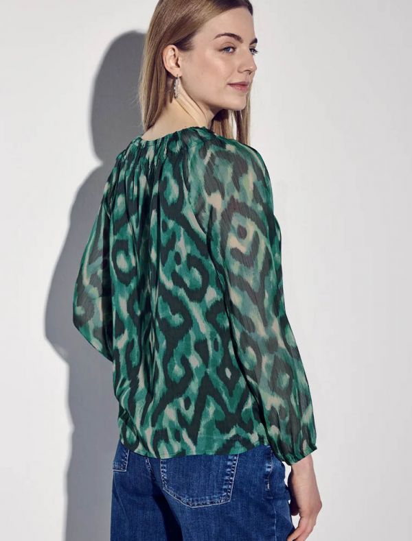 Camicia manica lunga Street One - verde