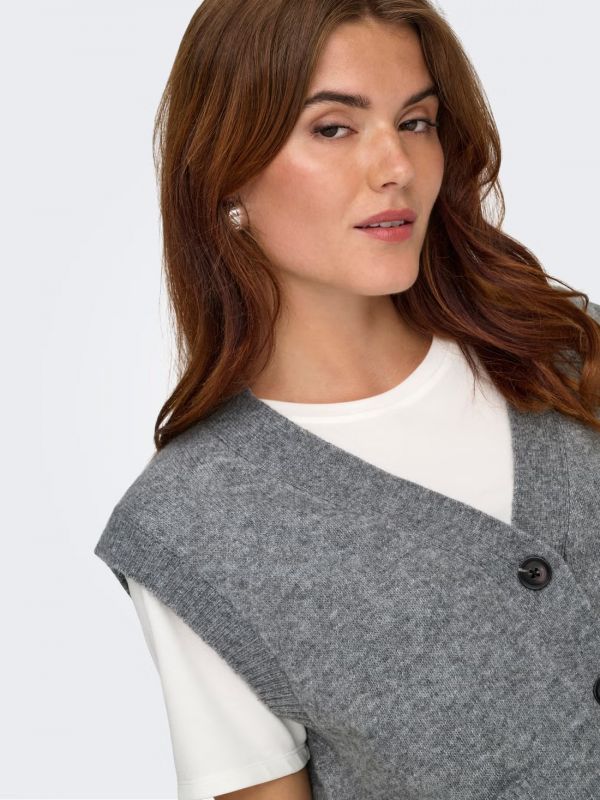 Pullover senza maniche Jdy - medium grey melange