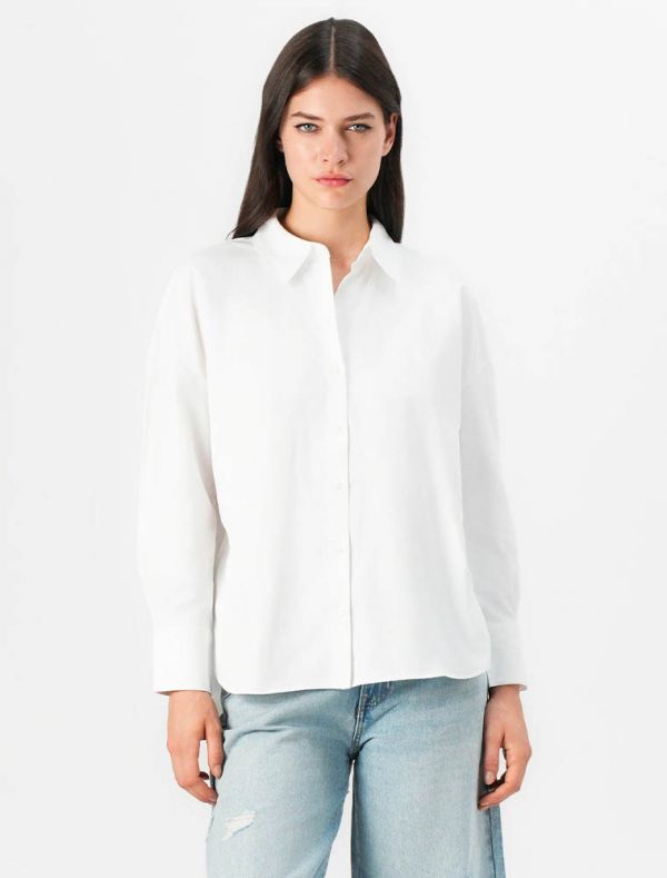 Camicia manica lunga Jdy - white