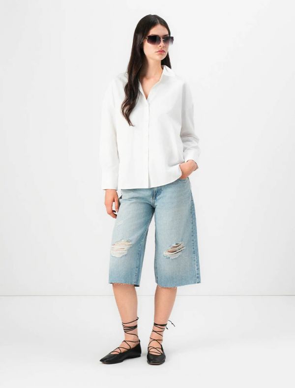 Camicia manica lunga Jdy - white