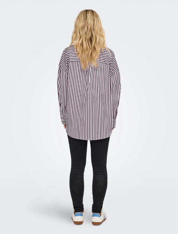Camicia manica lunga Jdy - bianco bordeaux