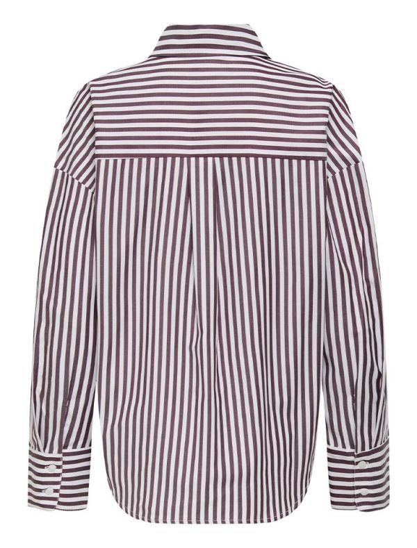 Camicia manica lunga Jdy - bianco bordeaux