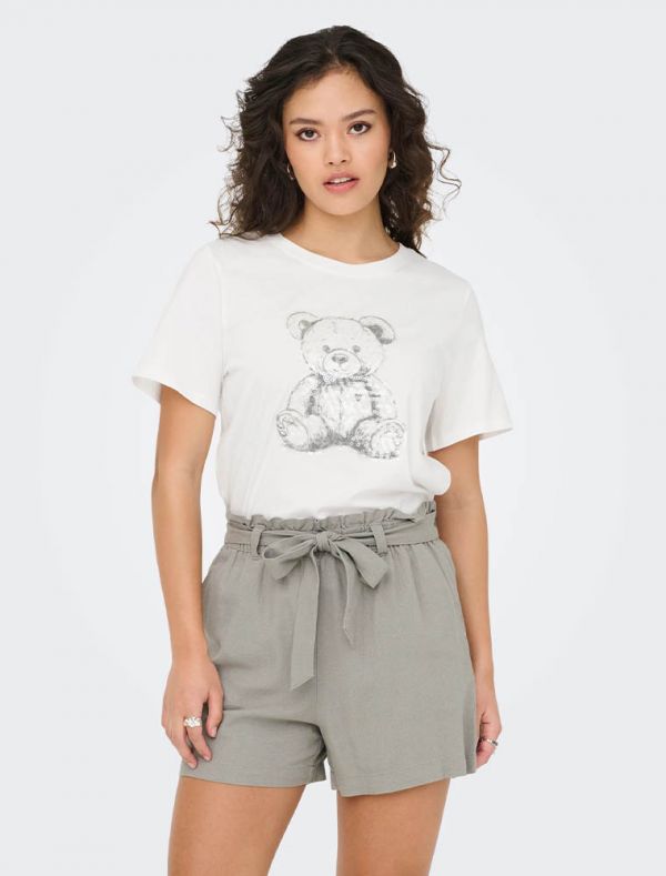 T-shirt manica corta Jdy - cloud dancer