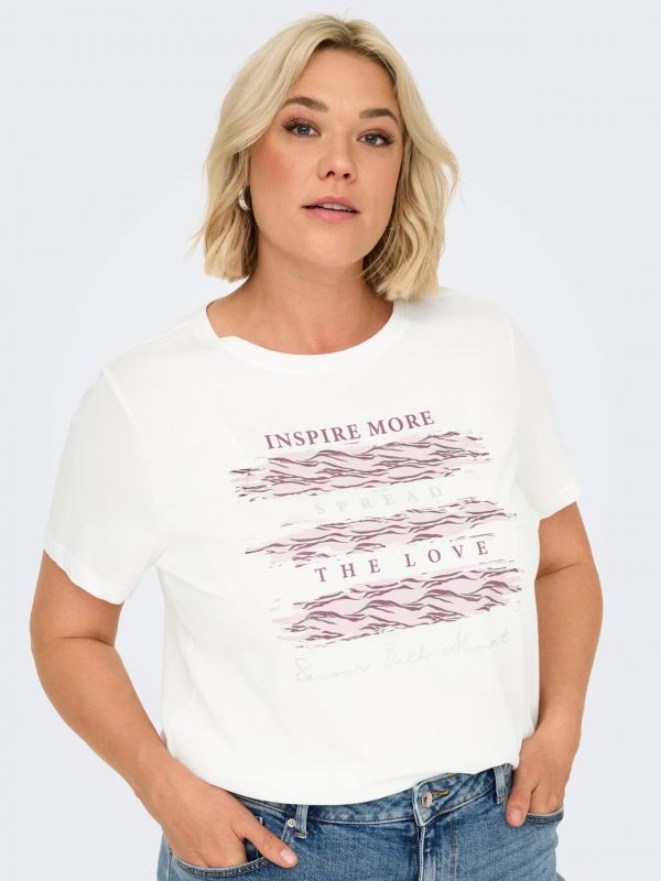 T-shirt con scollo paricollo. regular... - cloud dancer