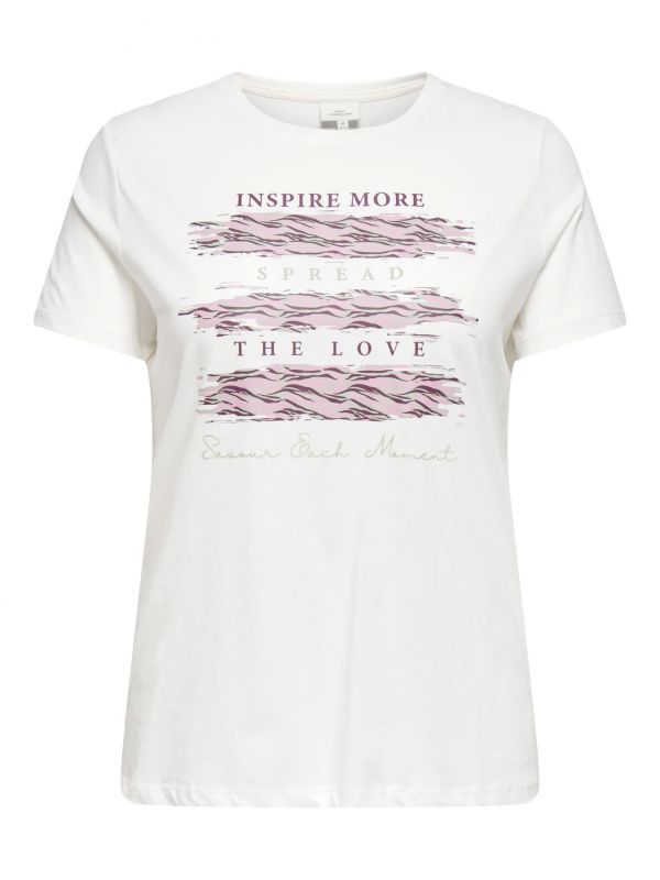 T-shirt con scollo paricollo. regular... - cloud dancer