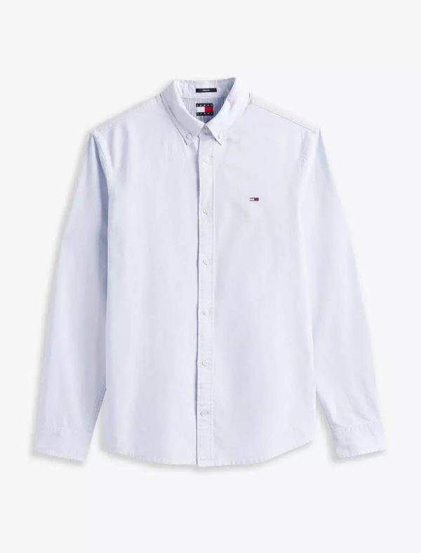 Camicia manica lunga Tommy Jeans - azzurro