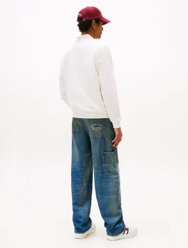 Maglia in felpa Tommy Jeans - ecru
