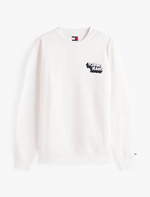Maglia in felpa Tommy Jeans - ecru