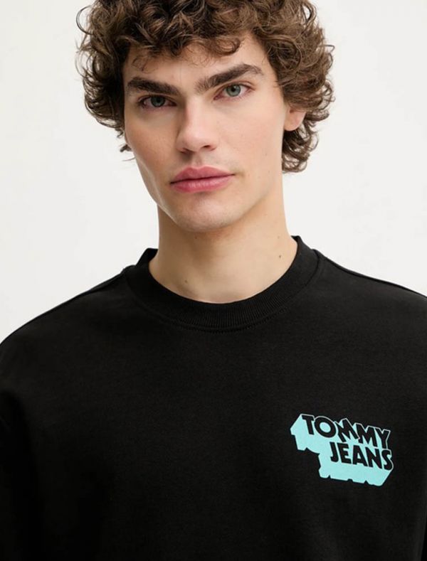Maglia in felpa Tommy Jeans - black
