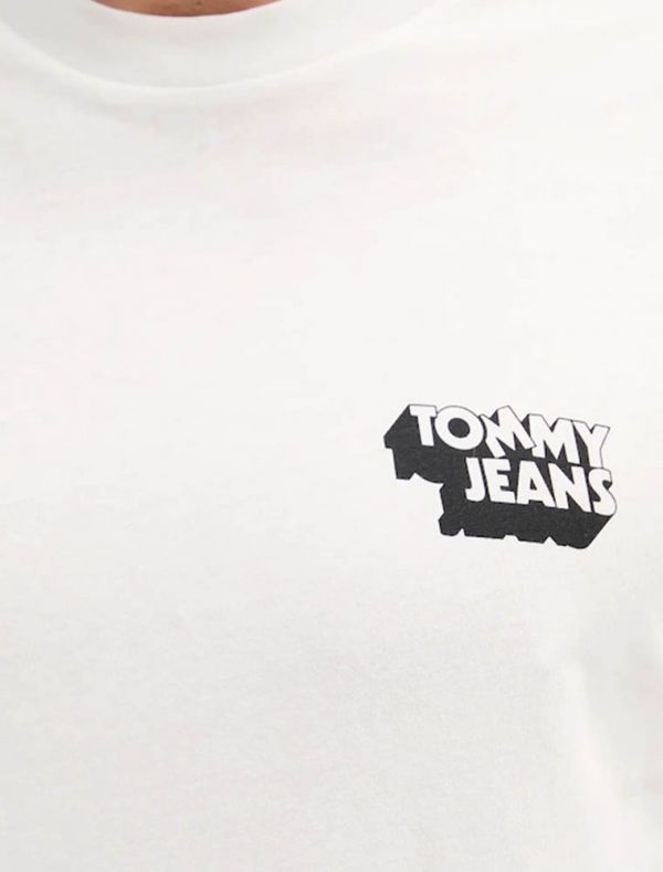 T-shirt manica corta Tommy Jeans - ecru