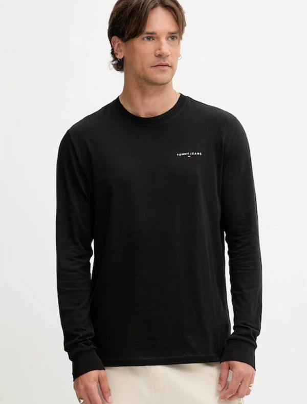 T-shirt manica lunga Tommy Jeans - black
