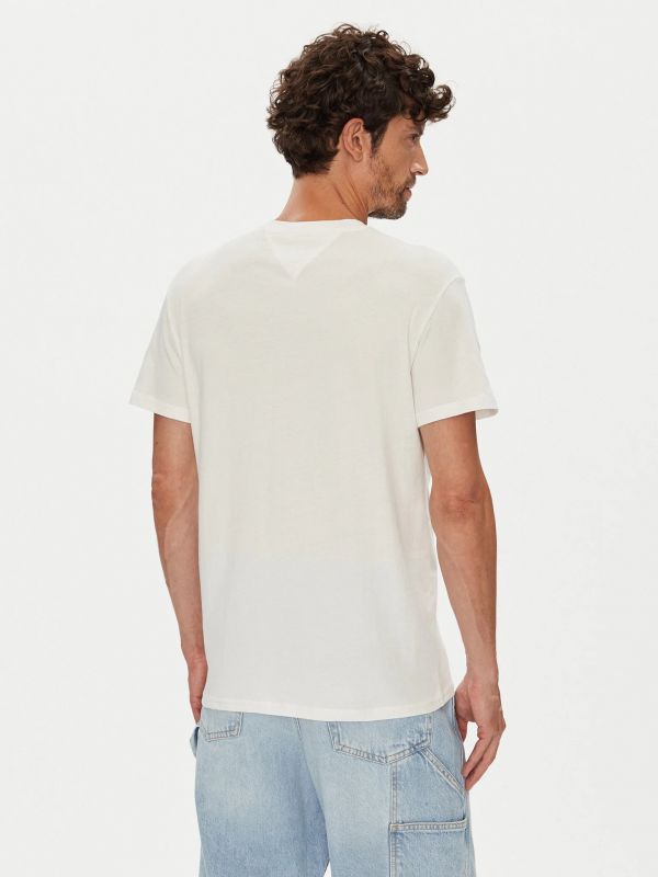 T-shirt manica corta Tommy Jeans - ecru
