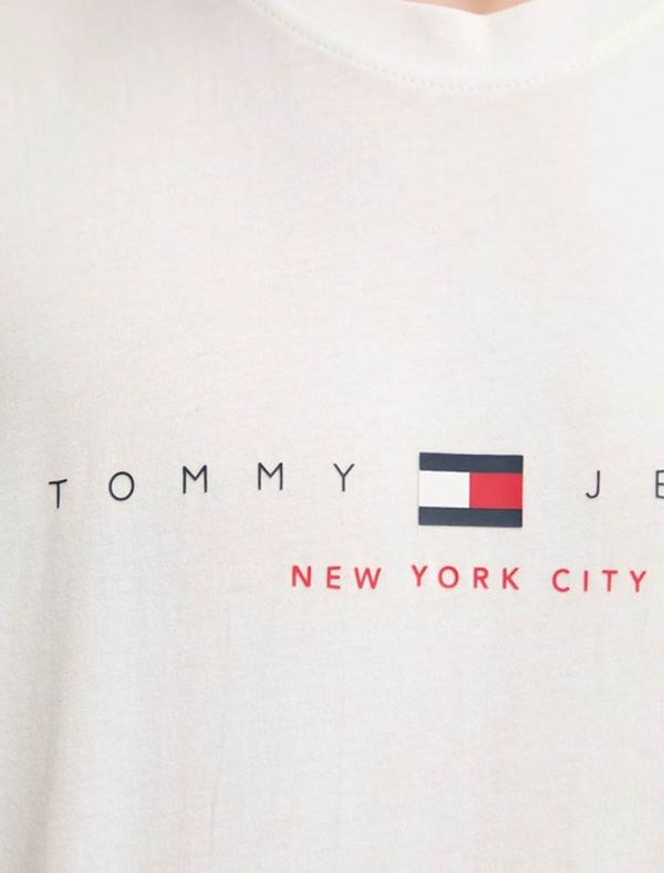T-shirt manica corta Tommy Jeans - ecru