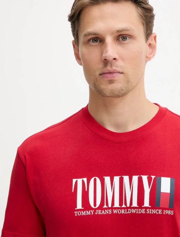 T-shirt manica corta Tommy Jeans - red
