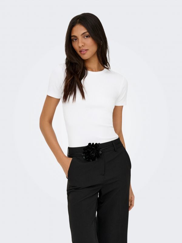 T-shirt manica corta Only - bright white
