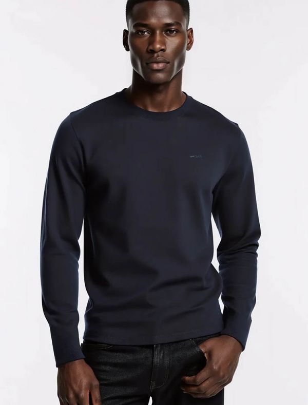T-shirt manica lunga Gas - blu