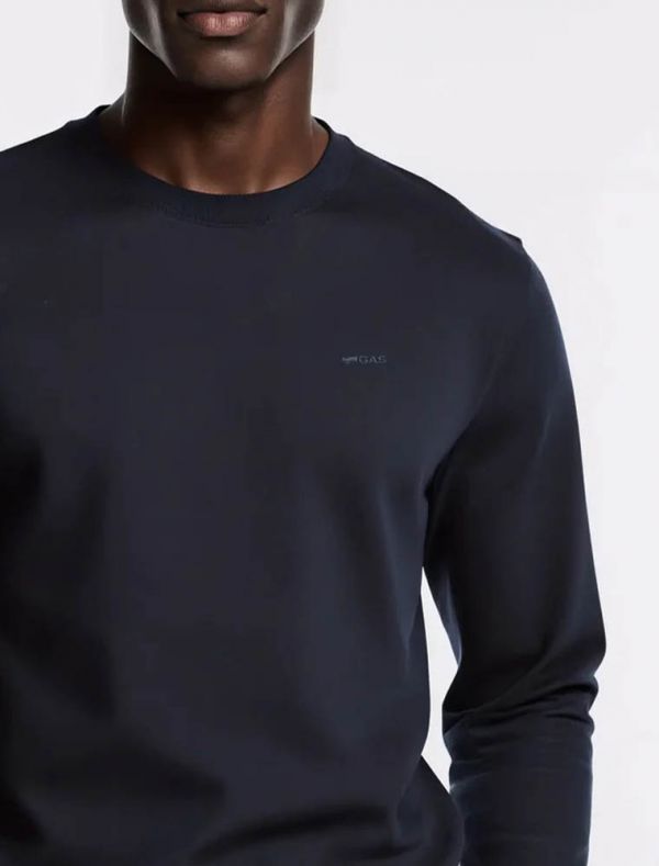 T-shirt manica lunga Gas - blu