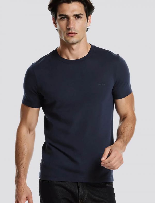 T-shirt manica corta Gas - blu