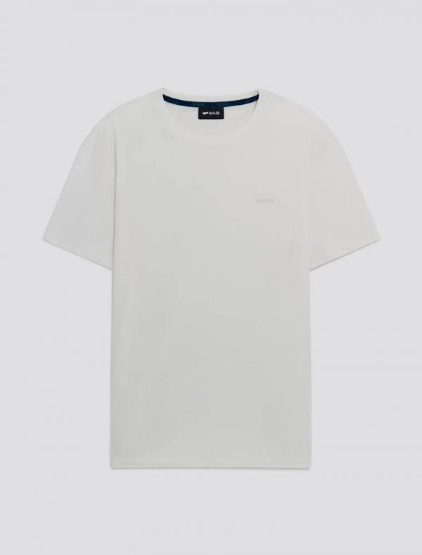 T-shirt manica corta Gas - white