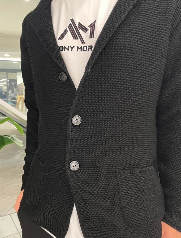 Cardigan Over-d - nero