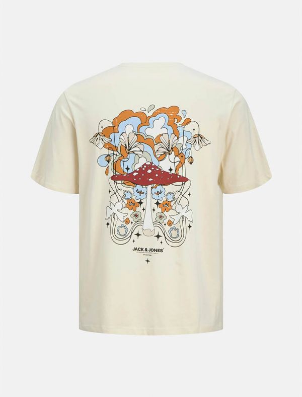 T-shirt manica corta Jack & Jones - antique white