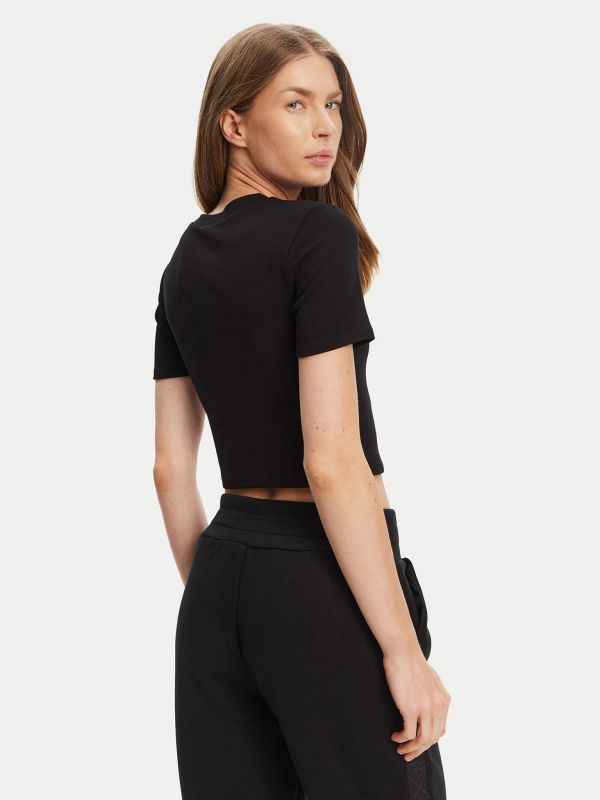 T-shirt manica corta sportiva Guess Sport - black