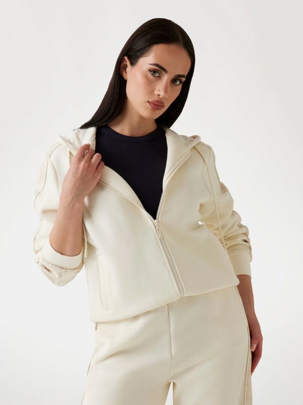 Felpa sportiva aperta Guess Sport - white