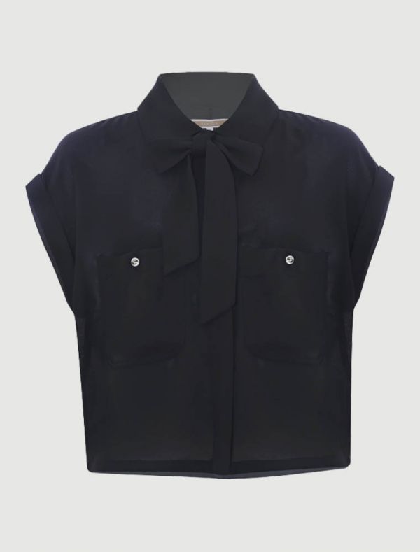 Camicia manica corta Kocca - nero