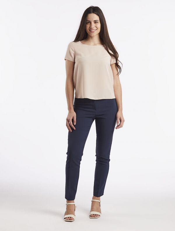 Camicia manica corta Rinascimento - rosa chiaro