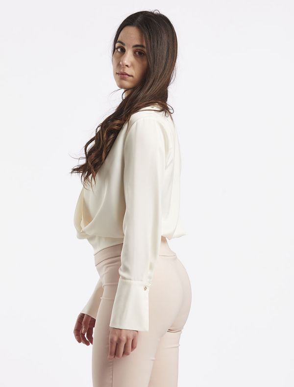 Camicia manica lunga giovane Rinascimento - panna