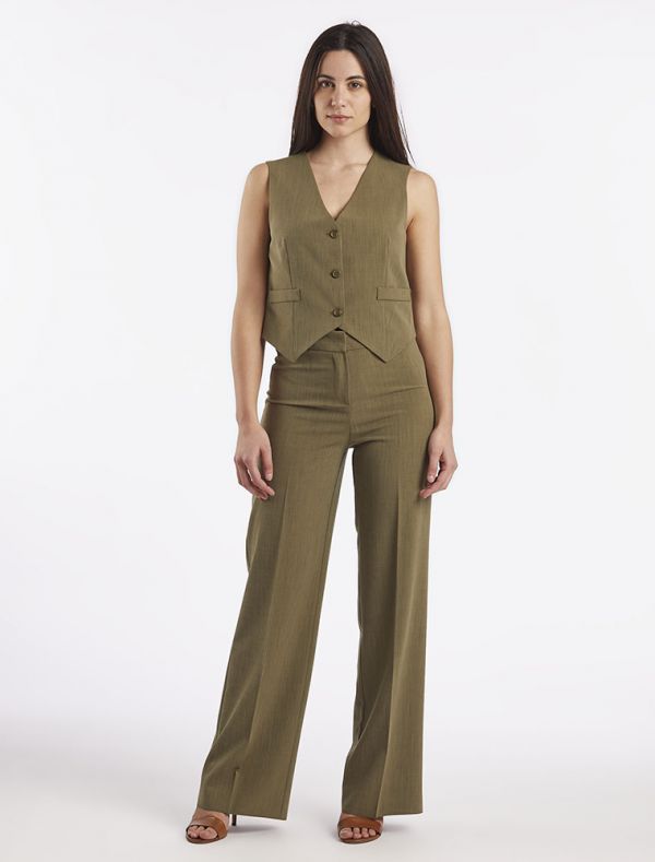 Gilet Rinascimento - verde militare