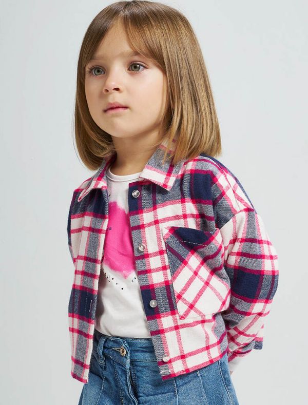 Camicia manica lunga casual I Do - blu rosso
