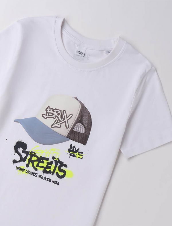 T-shirt manica corta I Do - panna