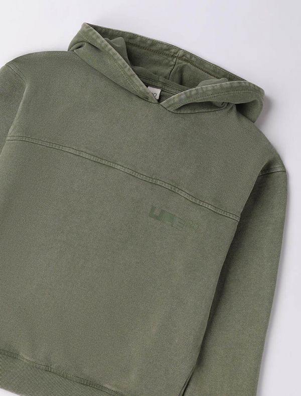 Maglia in felpa I Do - verde salvia