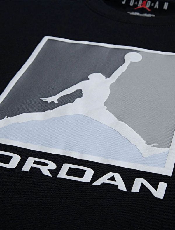 T-shirt manica corta sportiva Jordan - nero
