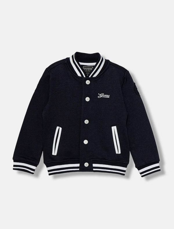 Maglia in felpa aperta Guess - blue