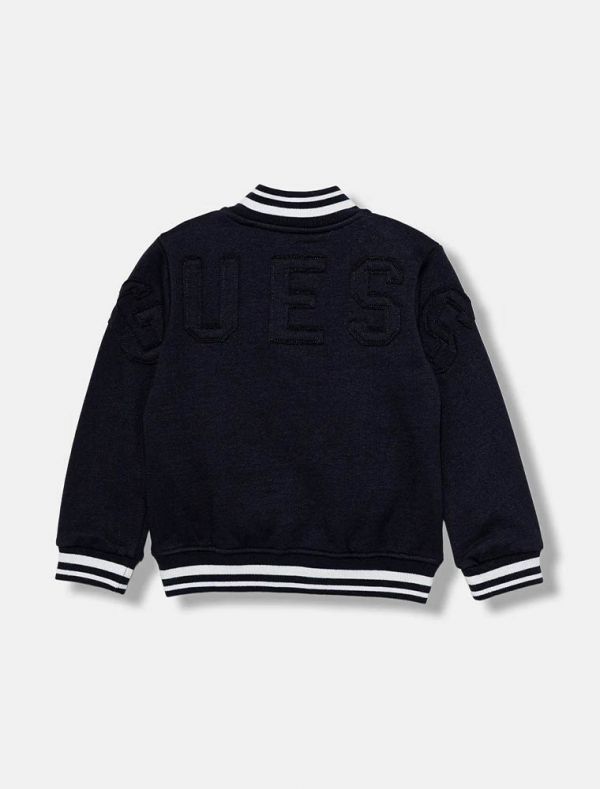 Maglia in felpa aperta Guess - blue